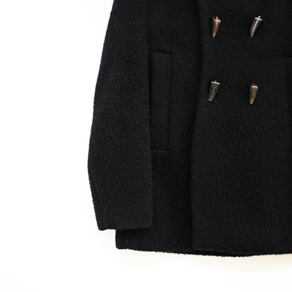 2018aw namacheko shetland wool pea coat M