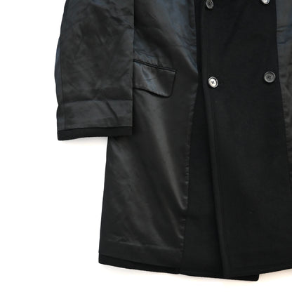 2002aw prada wool docking double coat 52