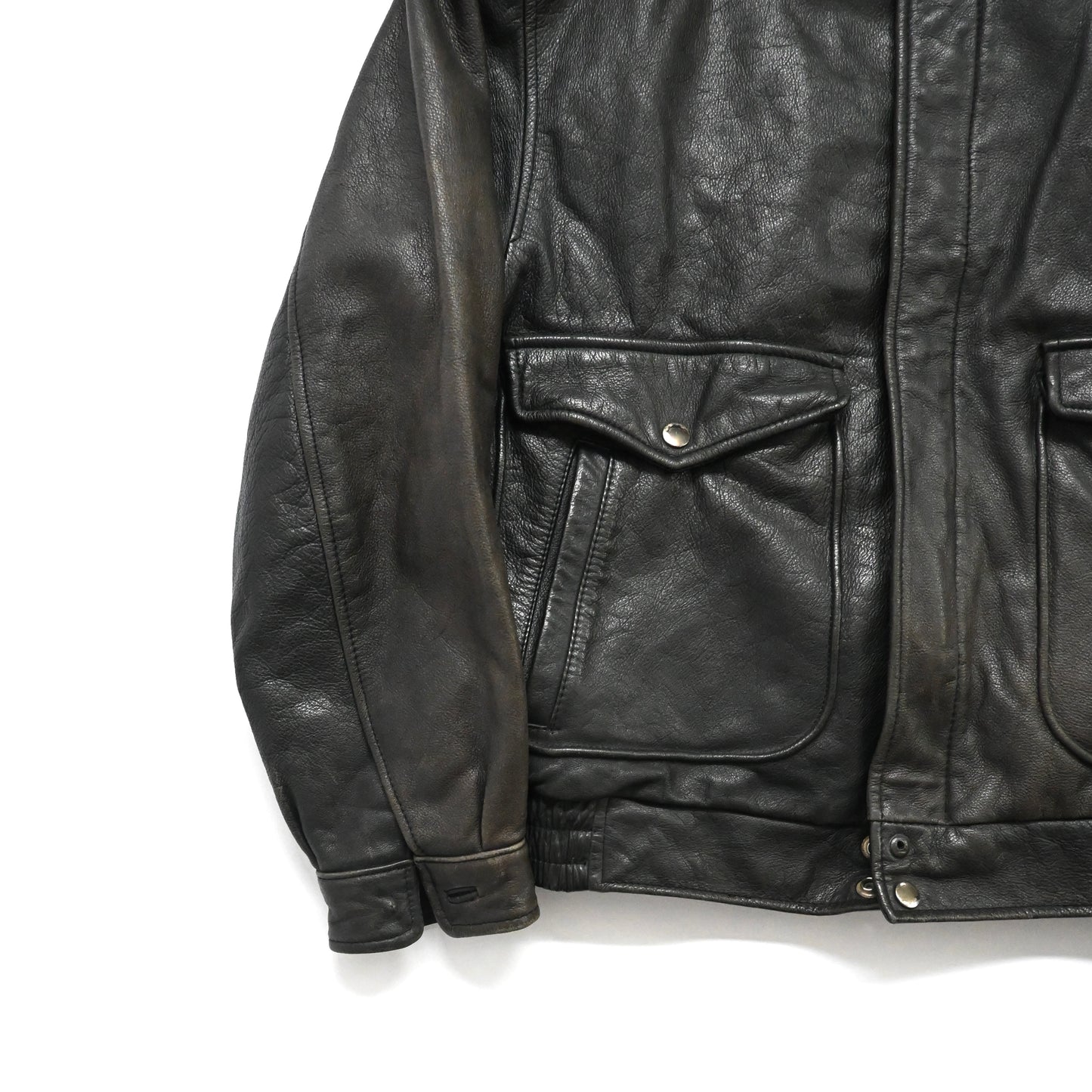 1990s gianfranco ferre cow leather jacket 48