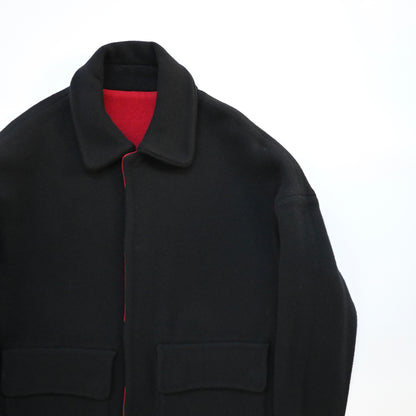 2000s burberry reversible wool blouson L