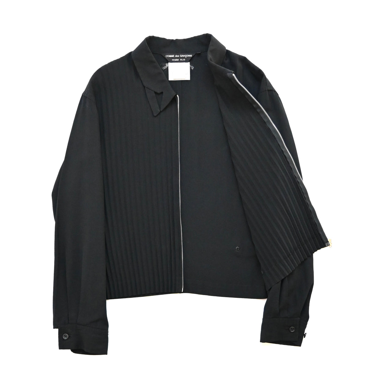 1996aw comme des garcons homme plus distinctive collar cut pleats blouson M