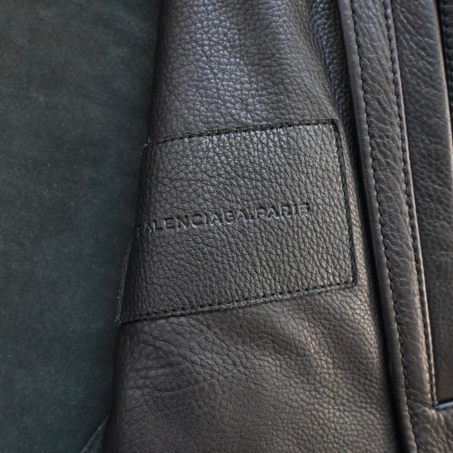 2011aw balenciaga leather ma-1 jacket 46