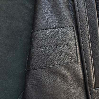 2011aw balenciaga leather ma-1 jacket 46
