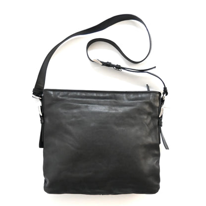 1990s prada cow leather shoulder bag