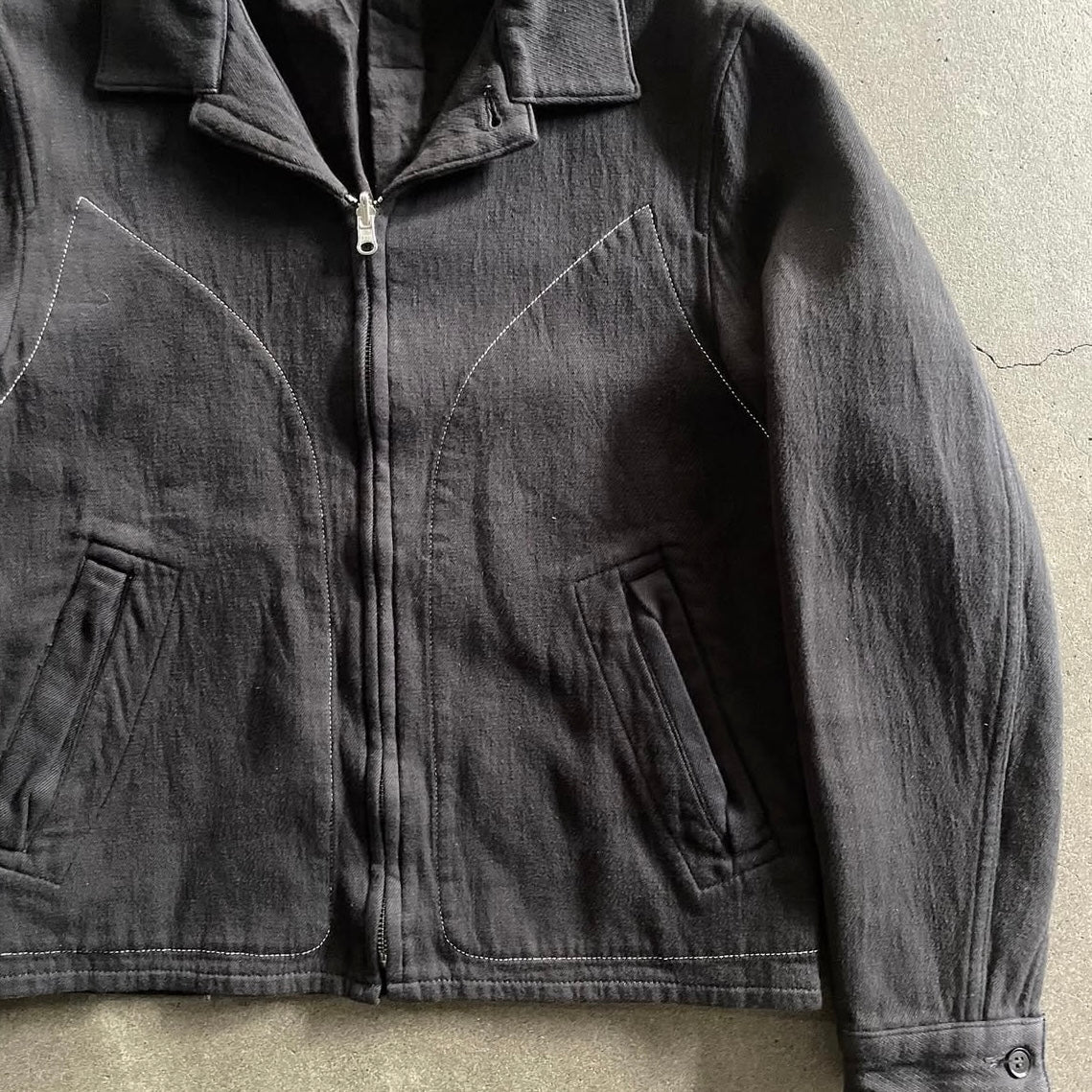 2003aw comme des garcons stitch wool blouson M