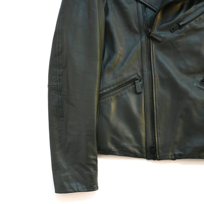 2014aw jil sander lamb leather riders jacket 52