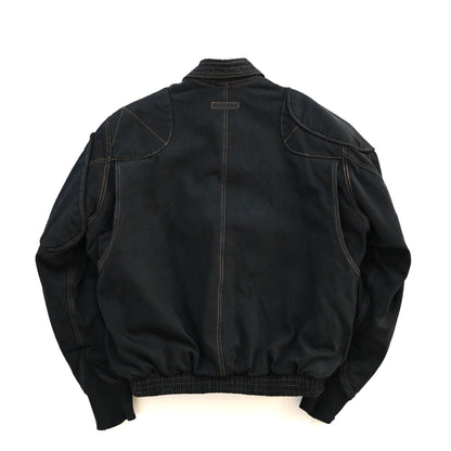 1986aw katharine hamnett denim bomber jacket M