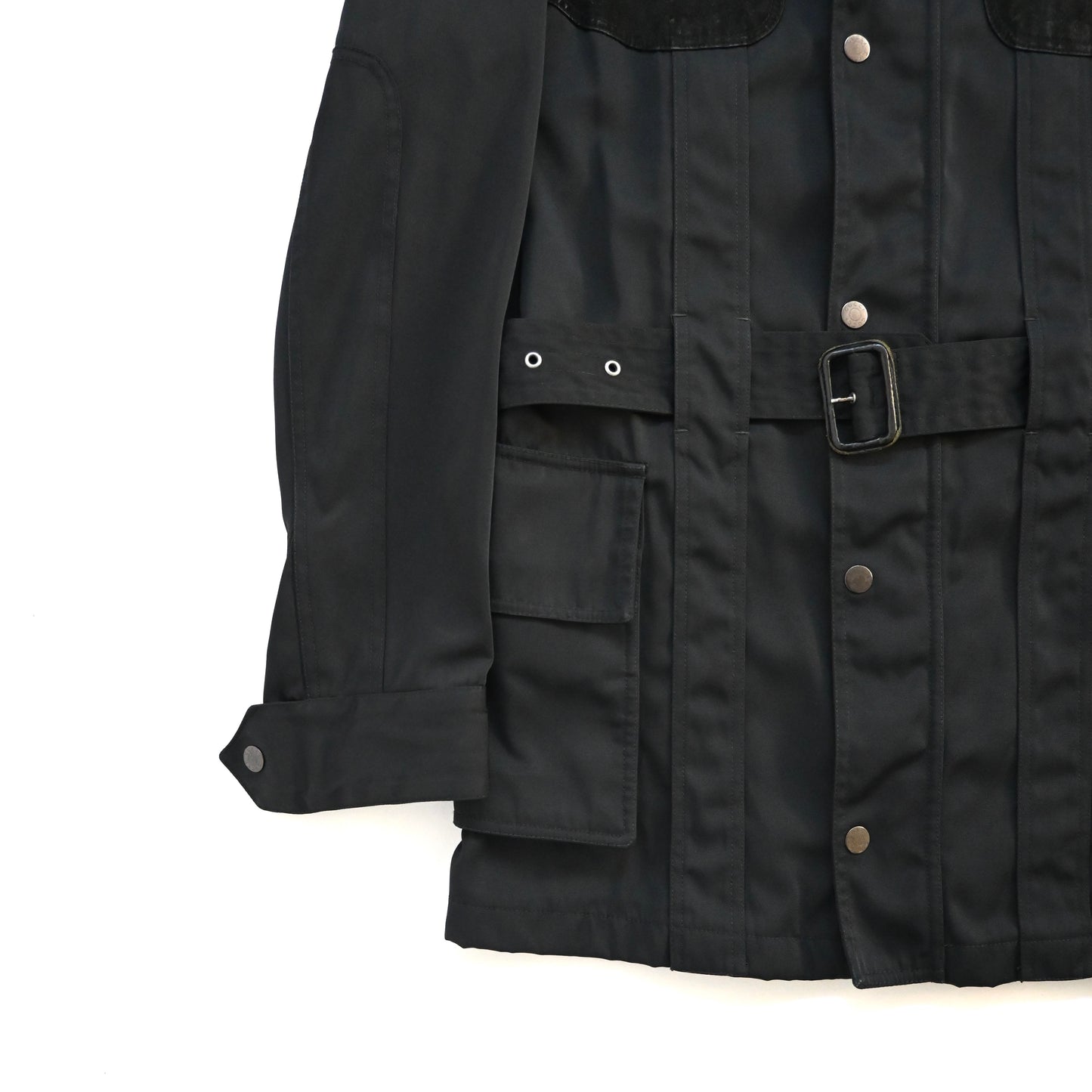 2004aw gucci suede docking  nylon field Jacket 44