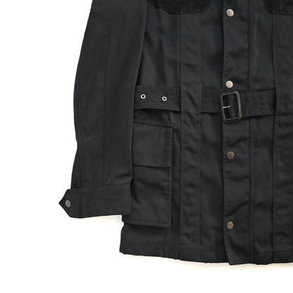 2004aw gucci suede docking  nylon field Jacket 44