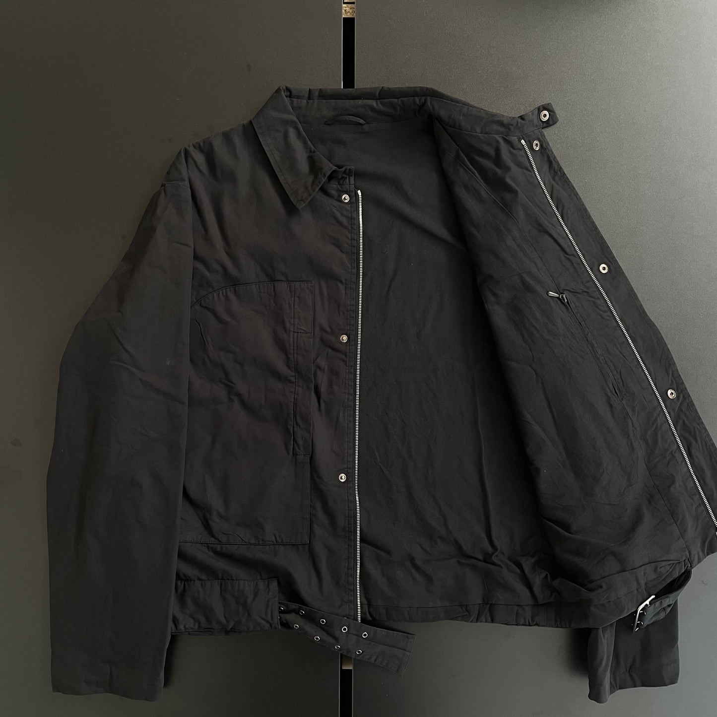 2000s jil sander cotton belt  blouson 54
