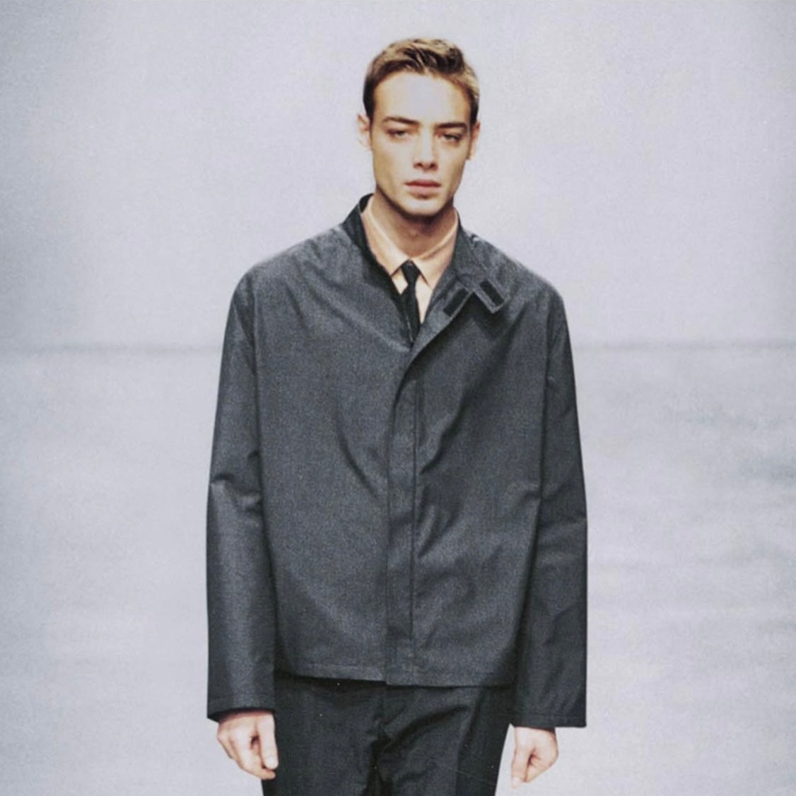 1998aw prada half neck nylon jacket XL