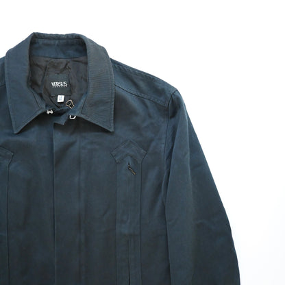 2000s versace Western cotton blouson 48