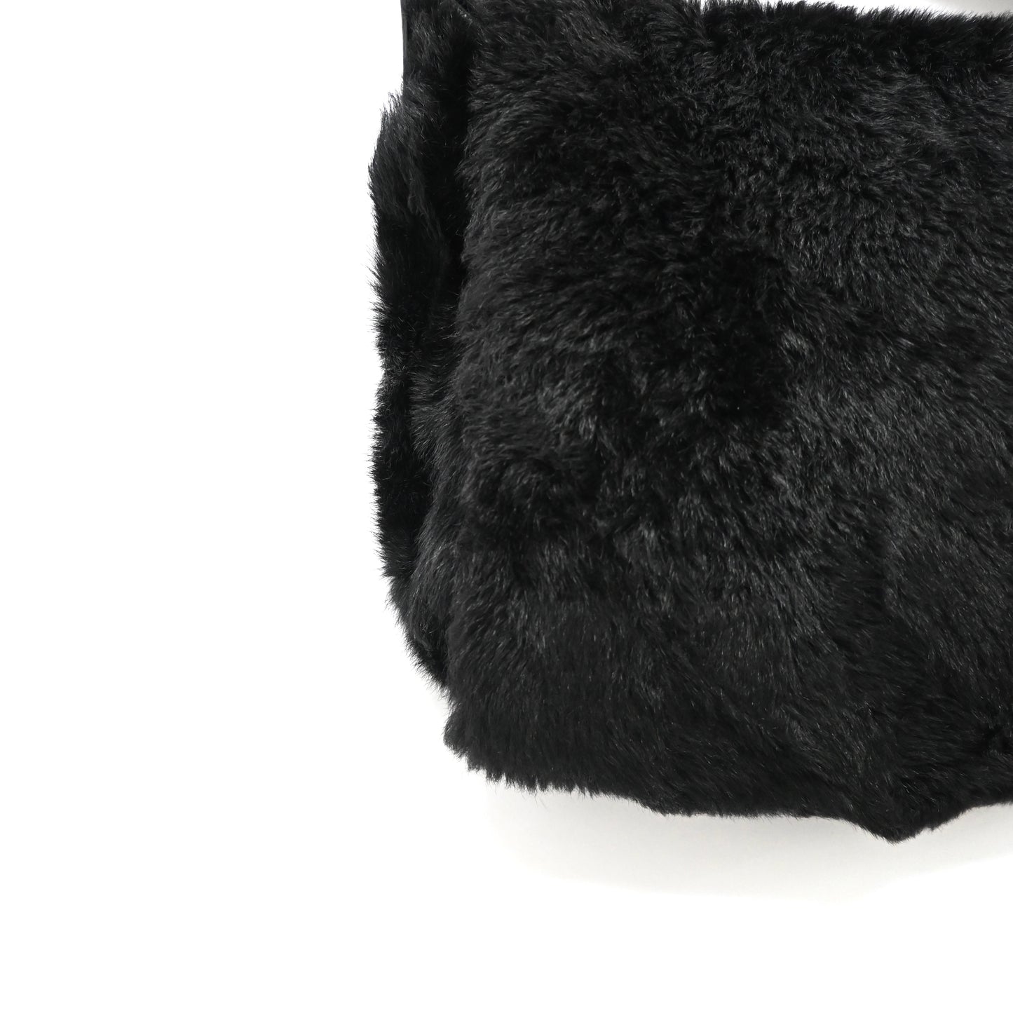 1996ss gucci black fur shoulder bag by tom ford