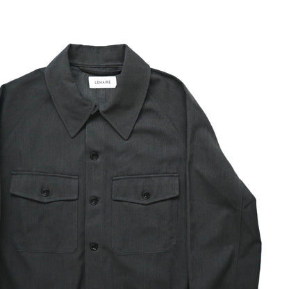2023ss lemaire front pocket wool blouson 46