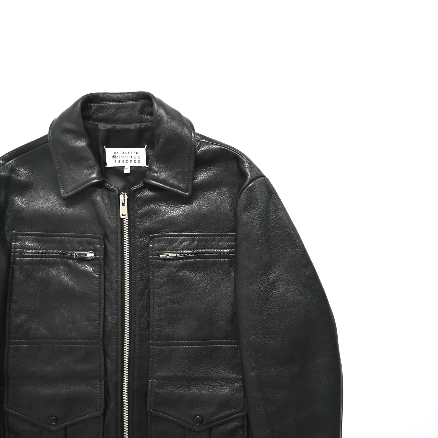 2015aw martin margiela riders cow leather jacket 52