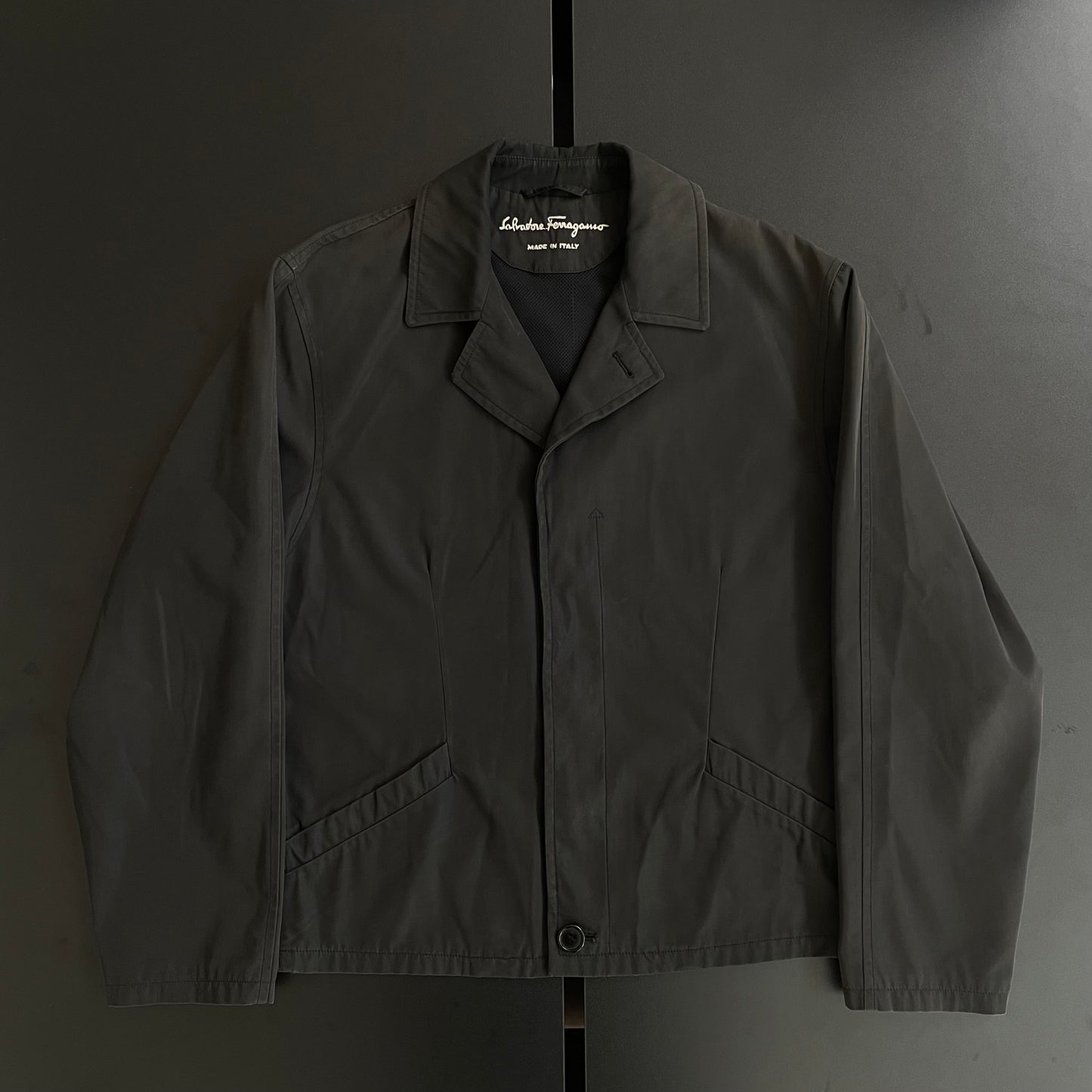 1990s salvatore ferragamo cotton jacket 50