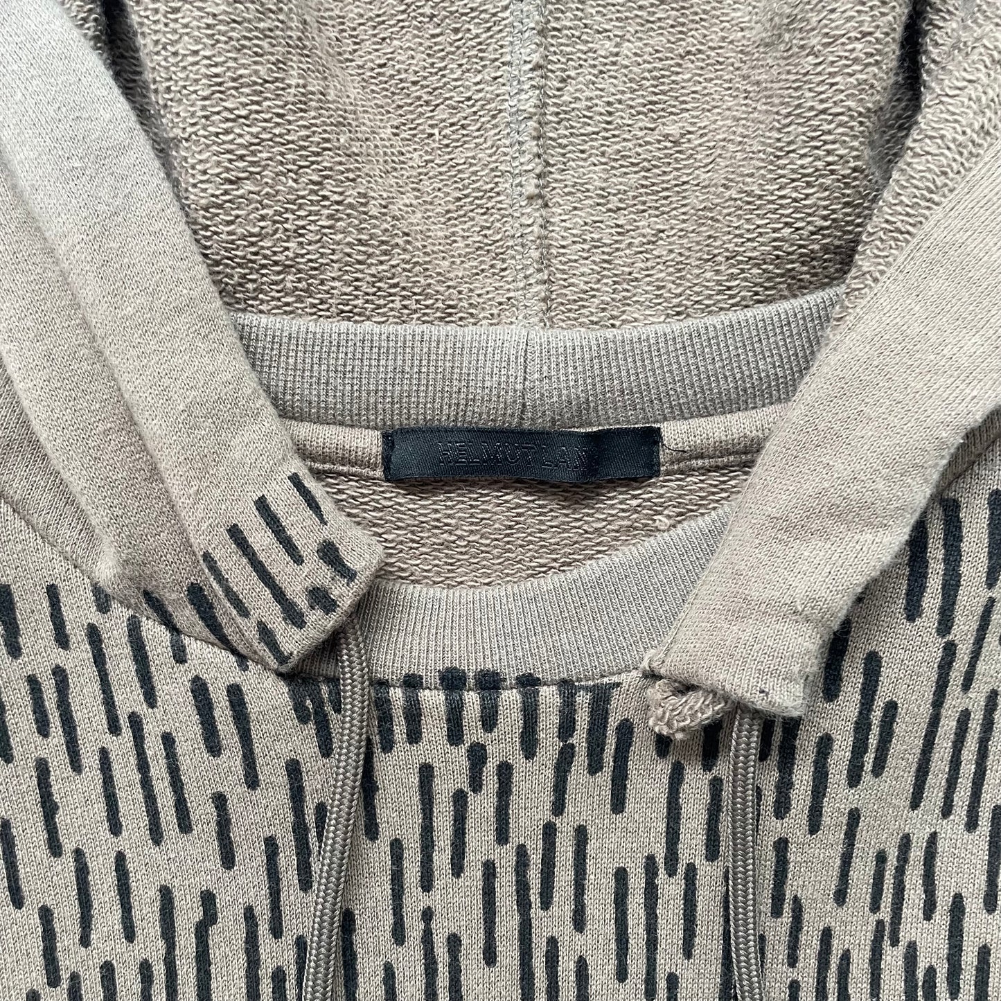 2002aw helmut lang paint hoodie M