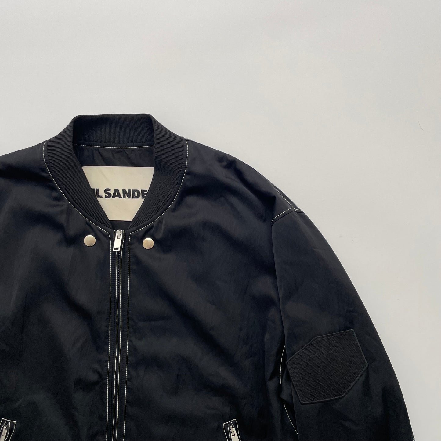 2021ss jil sander satin bomber  jacket 48