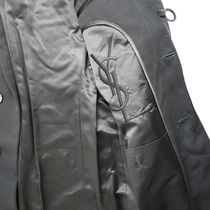 2001aw Yves saint laurent rive gauch fur docking wool coat 44 by Tom ford