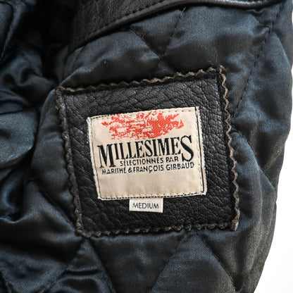 1990s Marithe Francois Girbaud lamb leather bomber jacket M