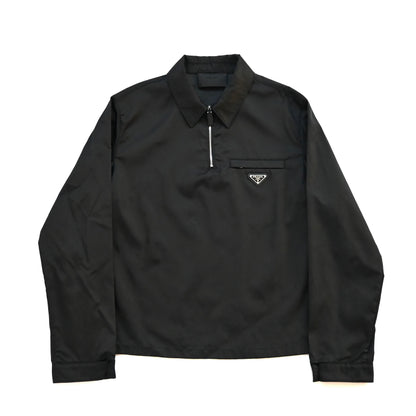 2020aw prada sgb751 re nylon half zip blouson 48