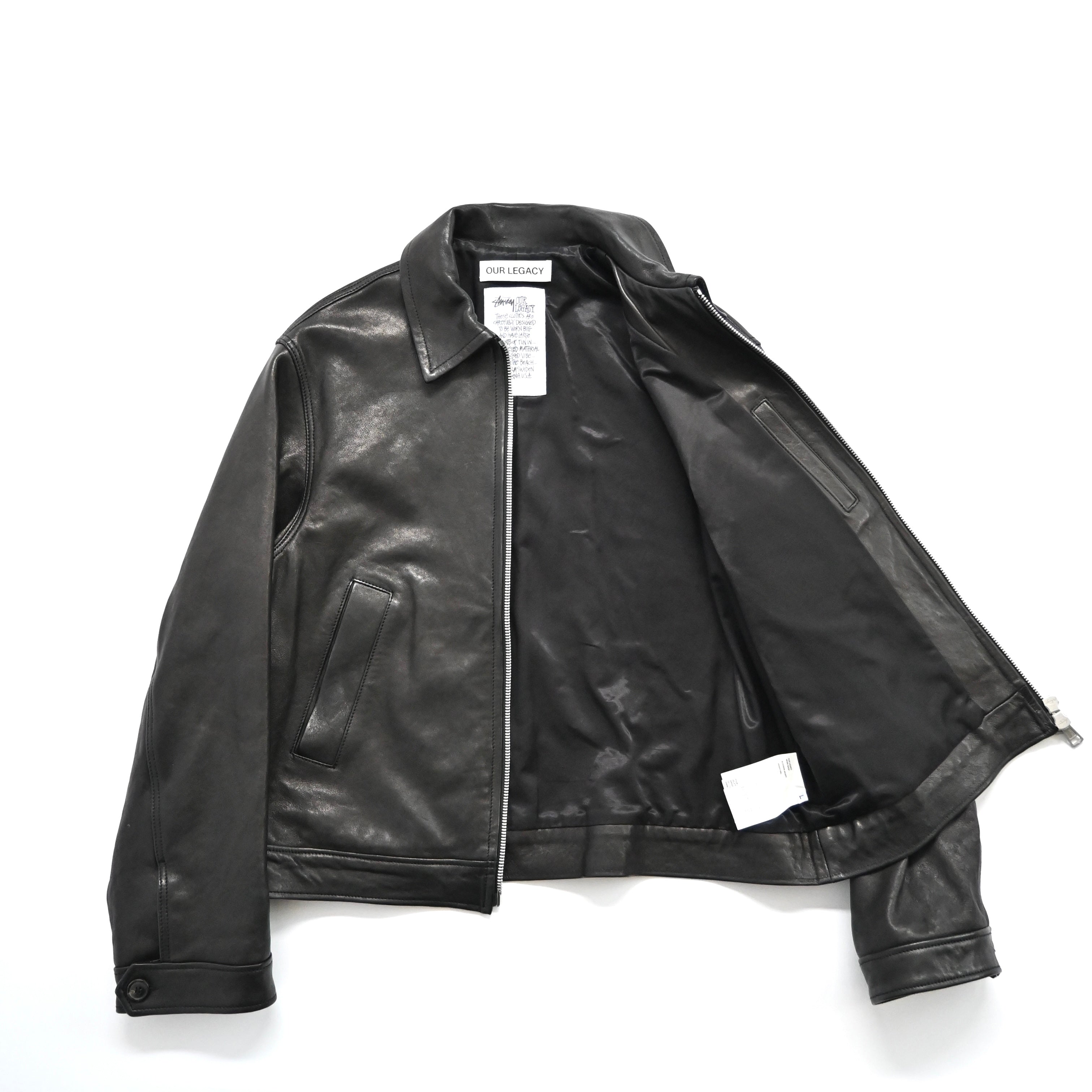 ジャケット・アウター stussy our legacy BLOUSON JACKET M 2023aw stussy x our legacy work shop blouson leather jacket L