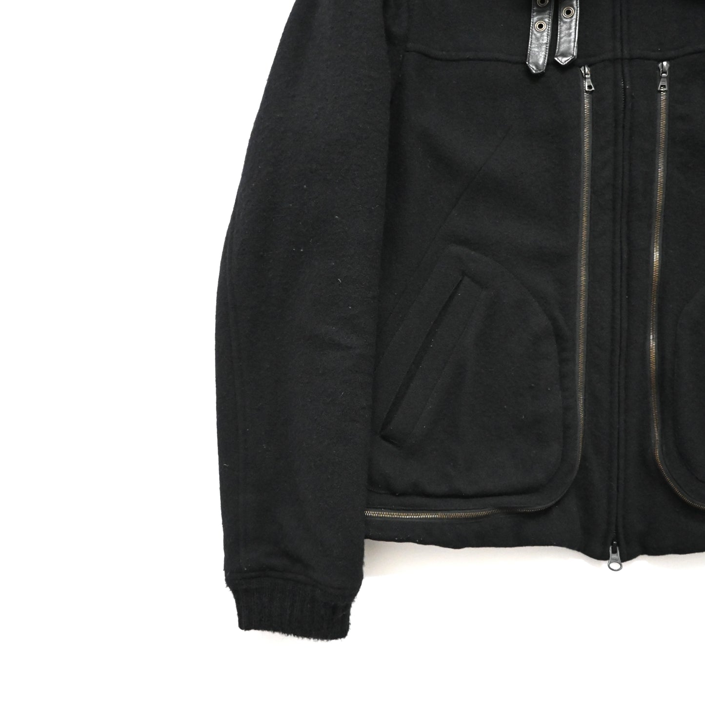 2006aw undercover arts＆crafts fur docking wool blouson 2