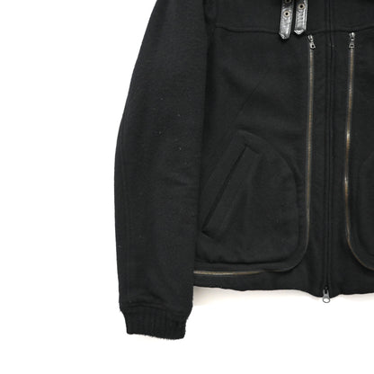 2006aw undercover arts＆crafts fur docking wool blouson 2