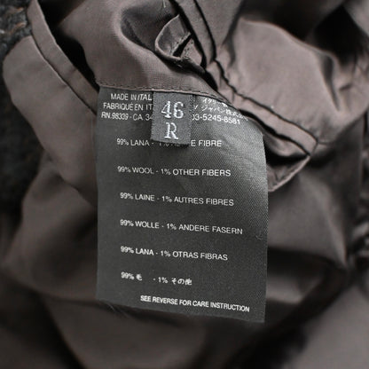 2002aw prada tweed wool chesterfield coat 46