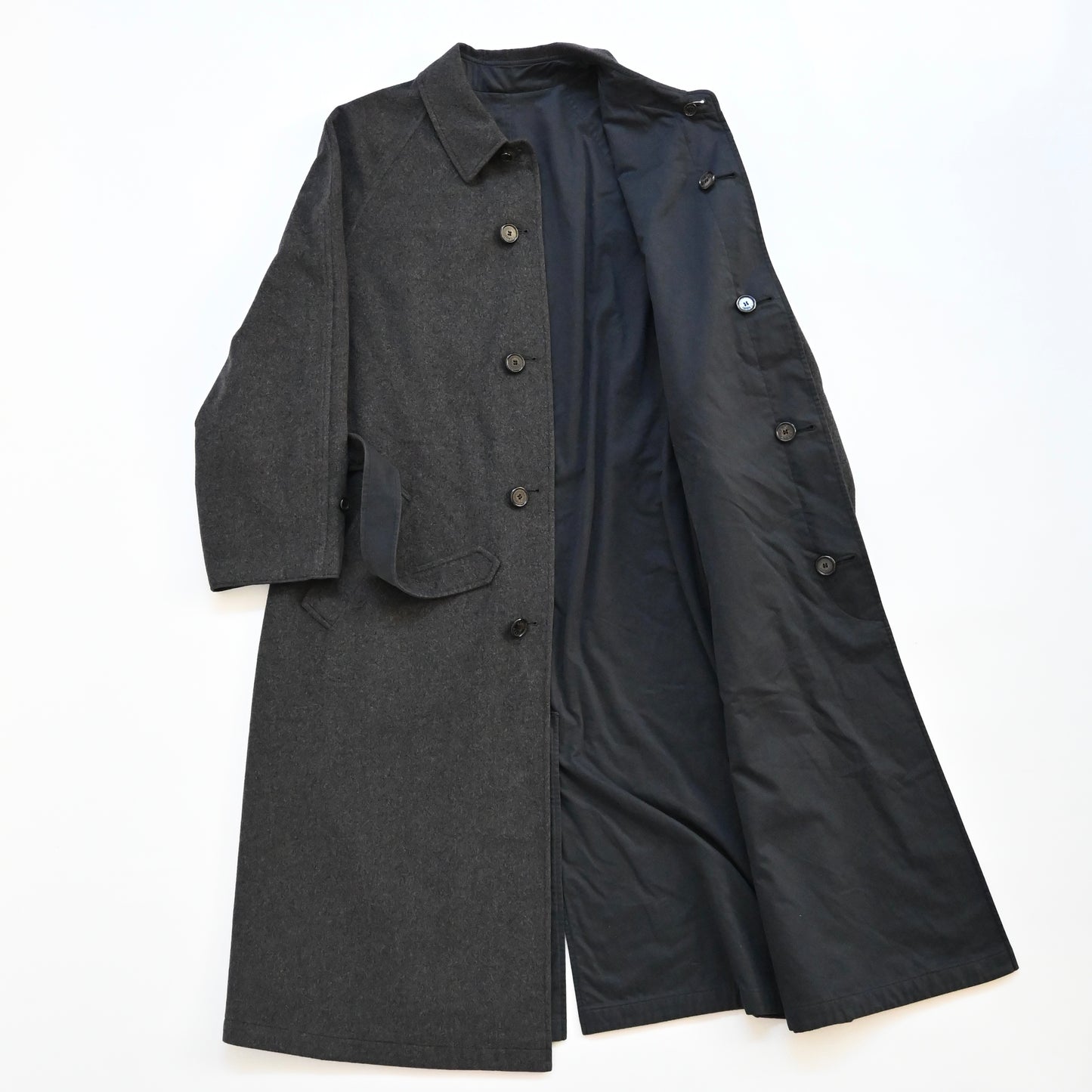 1990s gucci reversible wool long coat 48 by Tom ford