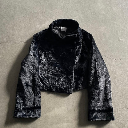 1990s gianfranco ferre fakefur jacket 46