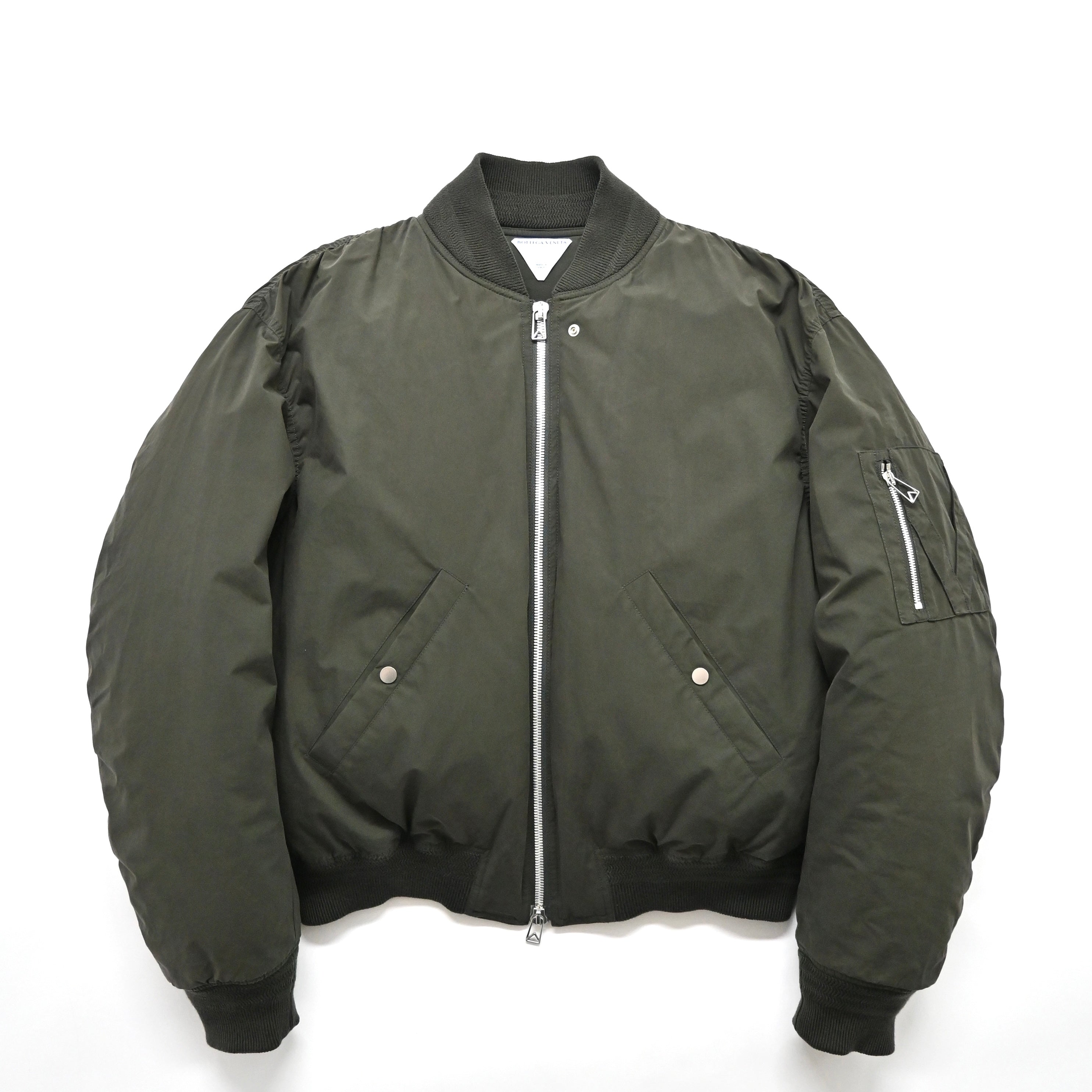 BOTTEGA VENETA MA-1 ボンバージャケット BOTTEGA VENETA 2019AW パテッドブルゾン MA-1 - メルカリ