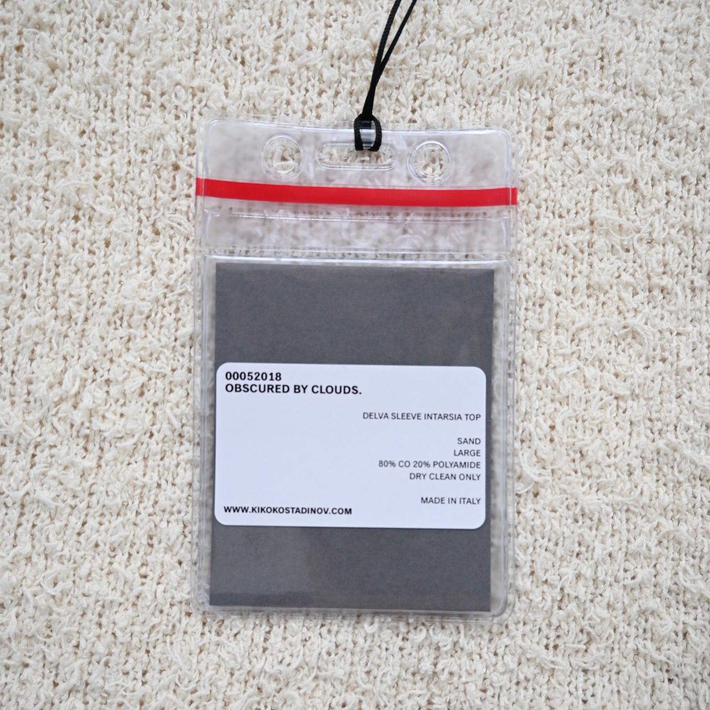 2018aw kiko kostadinov delva sleeve Intarsia knit sweater L