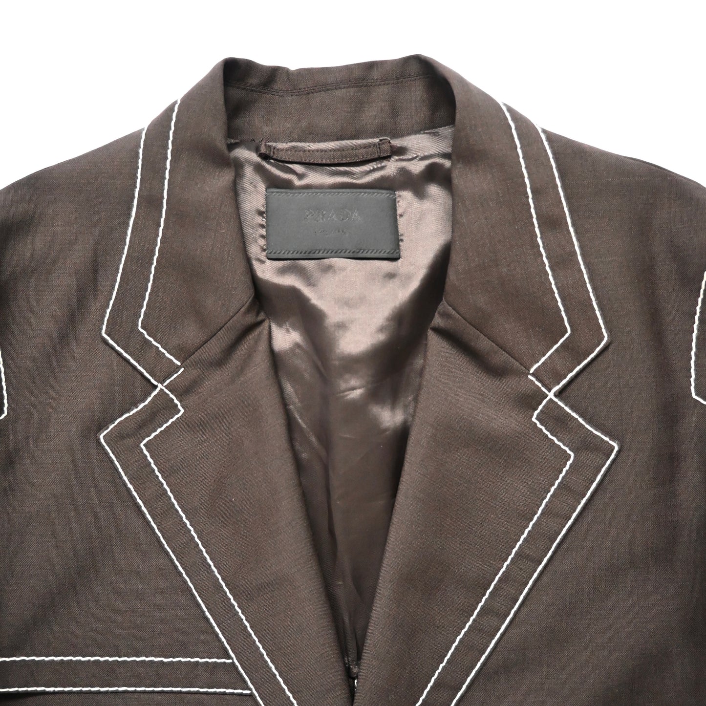 2015ss prada cotton stitch coat 46