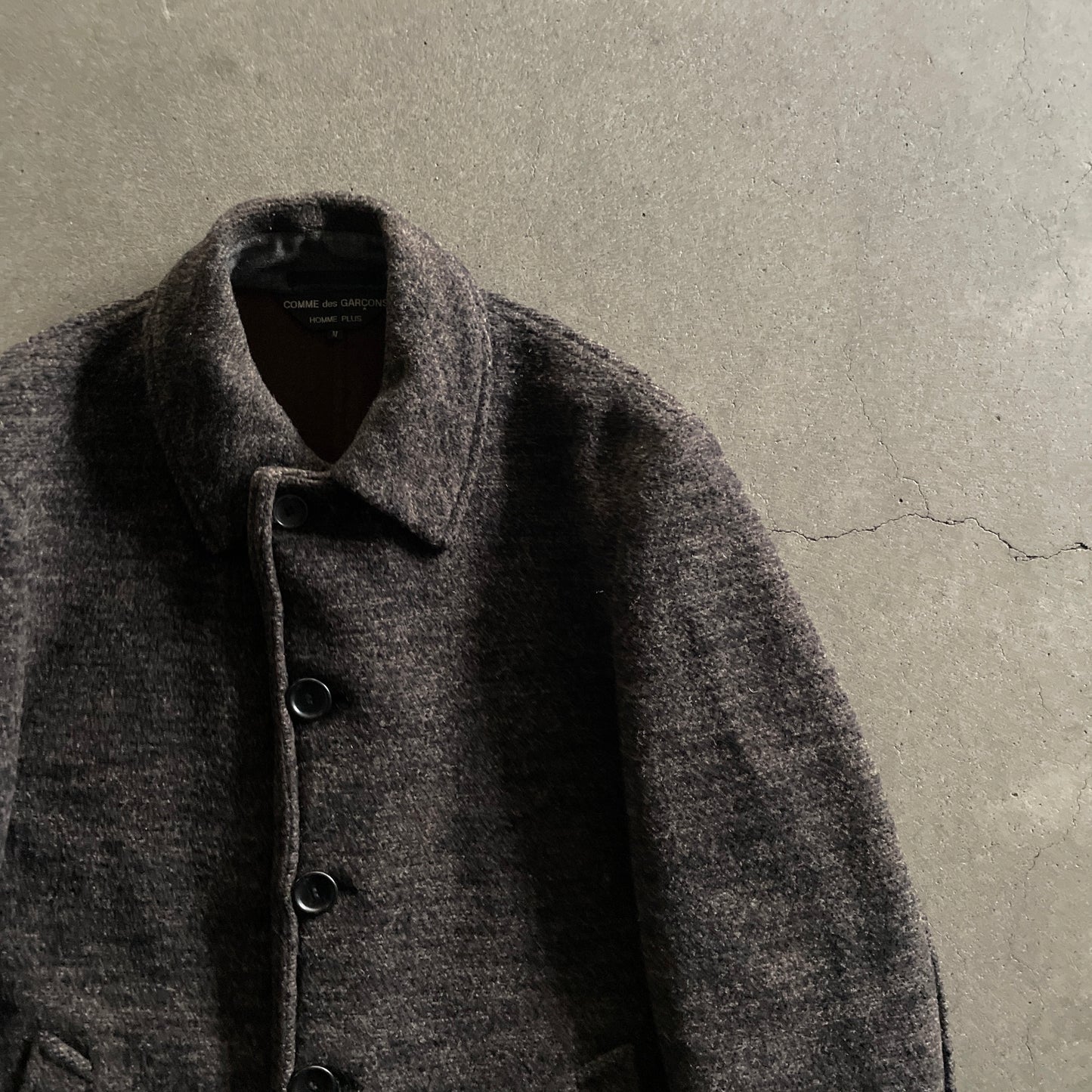 1998aw comme des garcons homme plus wool half coat M