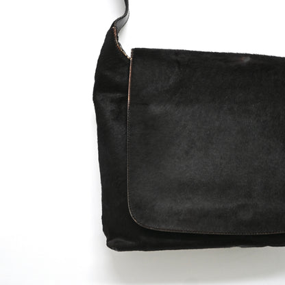 1996aw gucci gold bangle calf hair shoulder bag