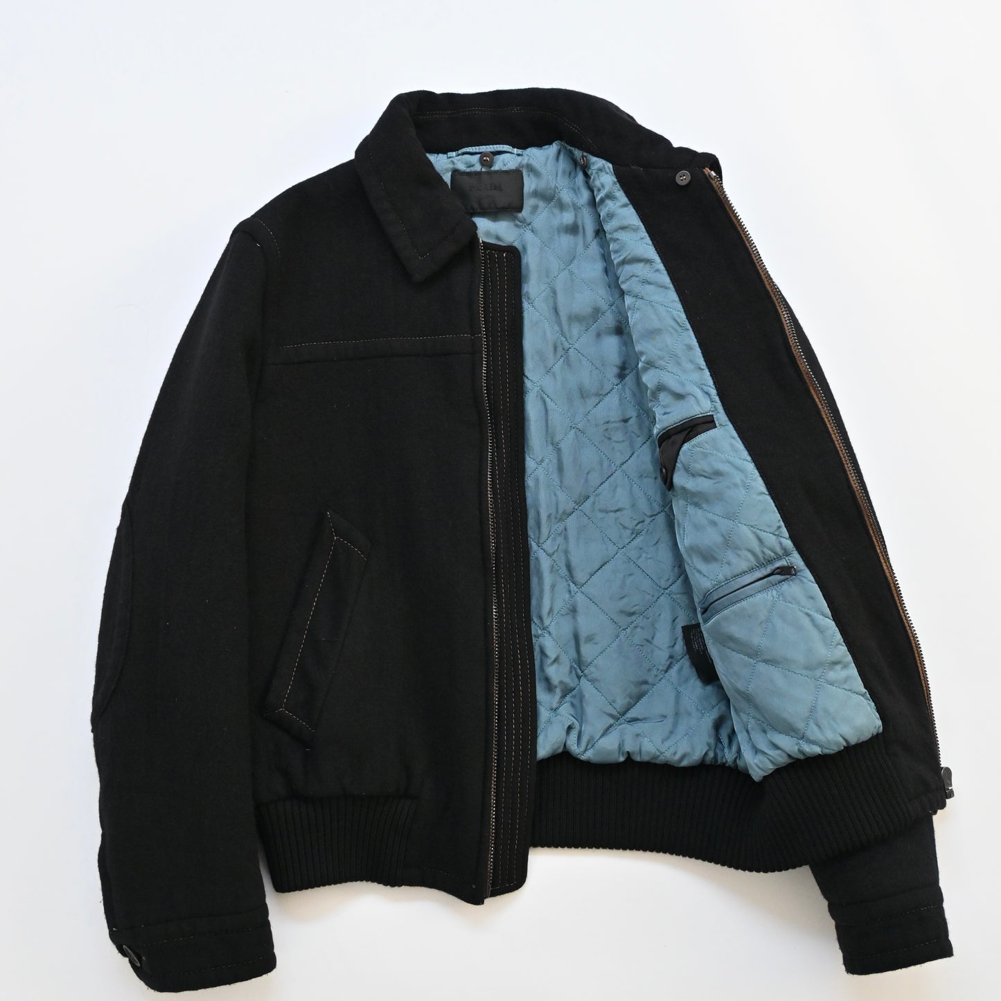 2017aw prada boa docking wool blouson 48