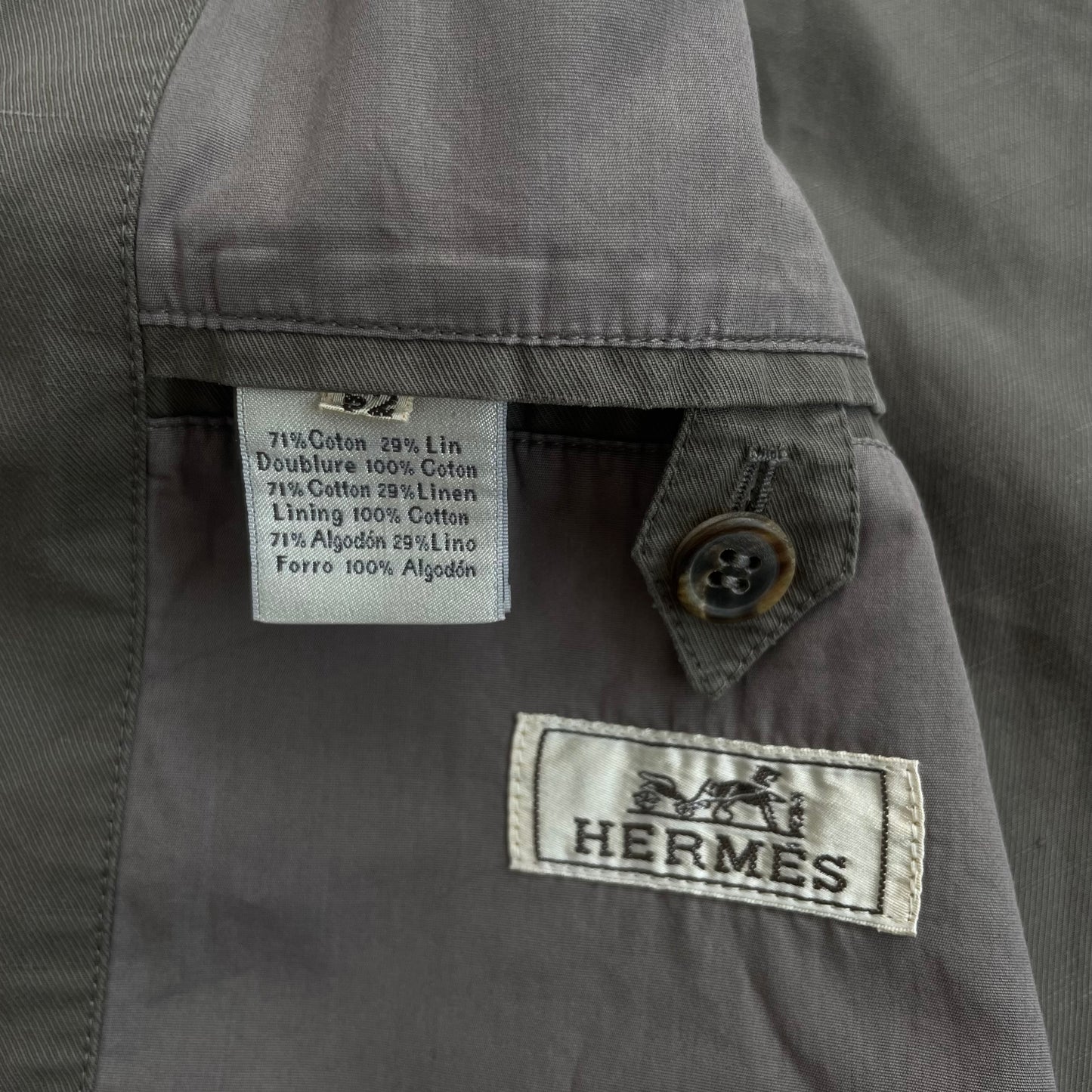 1990s hermes cotton blouson 52