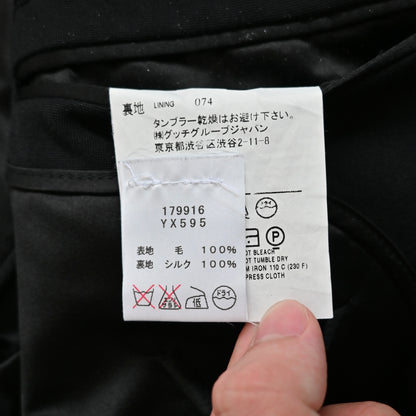 2001aw Yves saint laurent rive gauch fur docking wool coat 44 by Tom ford