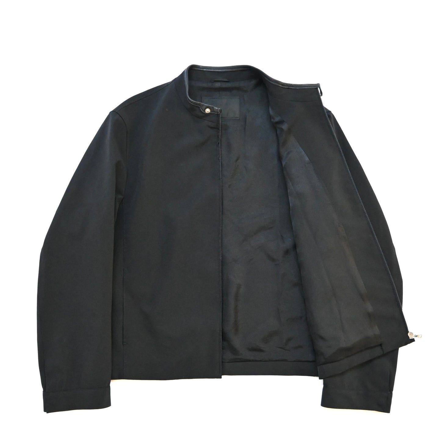 1999aw prada leather piping nylon blouson L