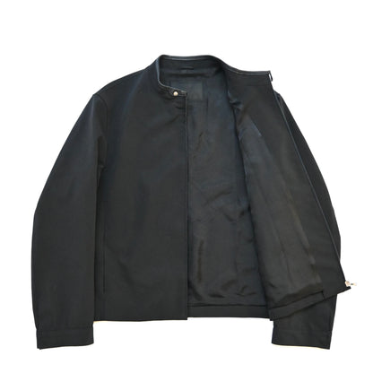 1999aw prada leather piping nylon blouson L