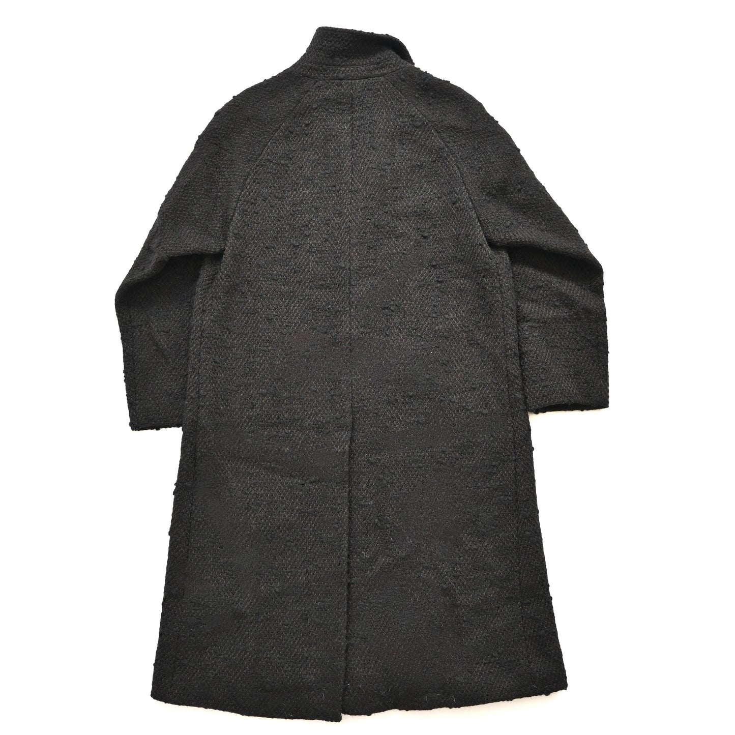 2002aw prada tweed wool chesterfield coat 46