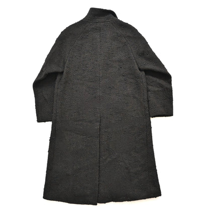 2002aw prada tweed wool chesterfield coat 46