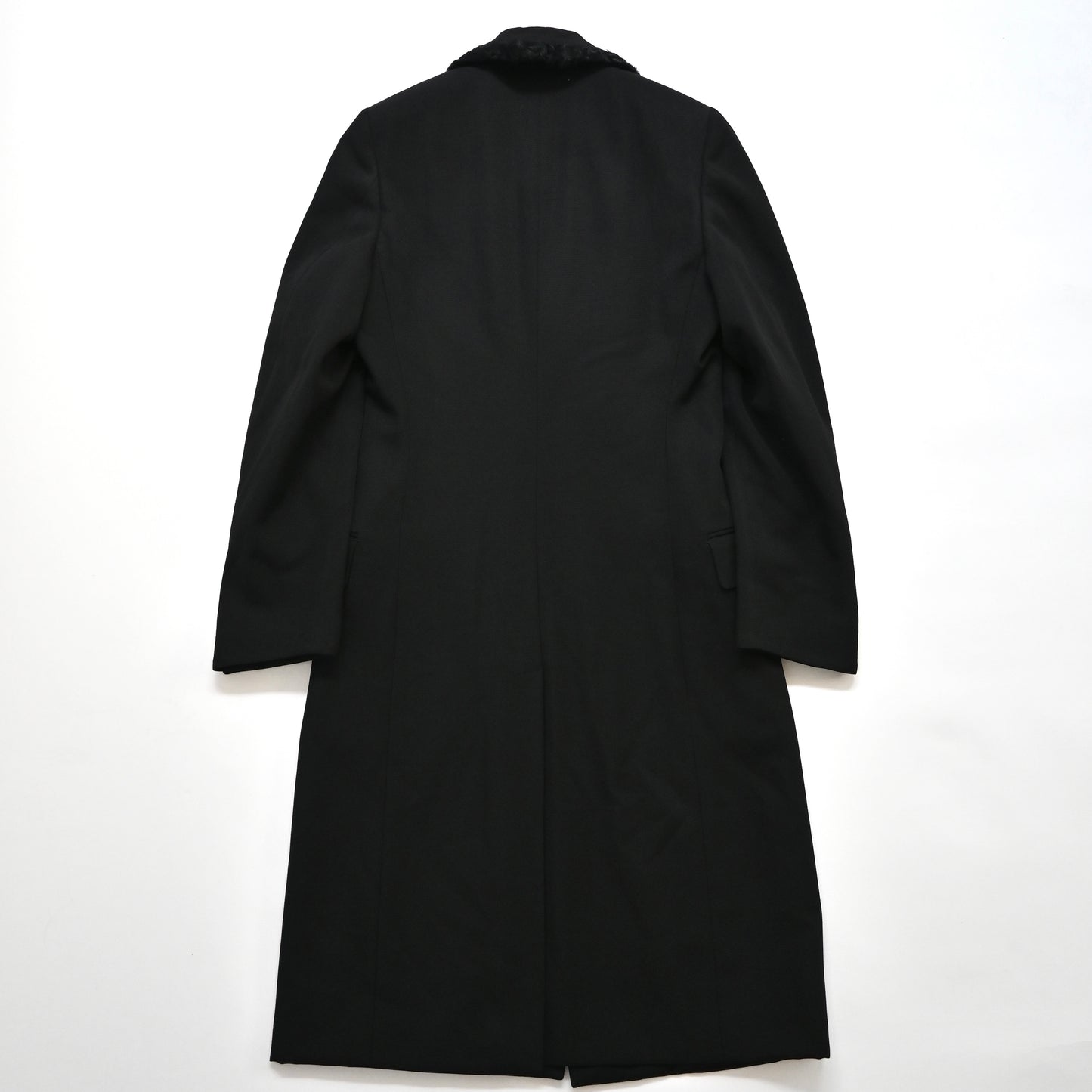 2001aw Yves saint laurent rive gauch fur docking wool coat 44 by Tom ford