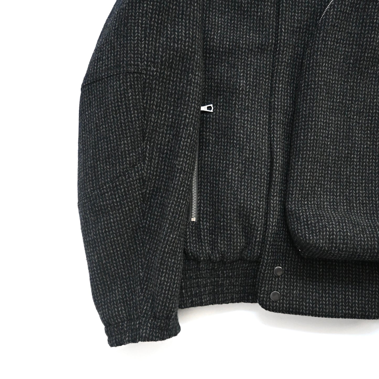 2024aw dries van noten tweed wool viller bomber jacket S
