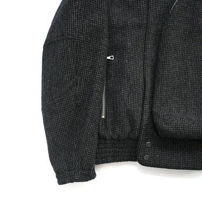 2024aw dries van noten tweed wool viller bomber jacket S