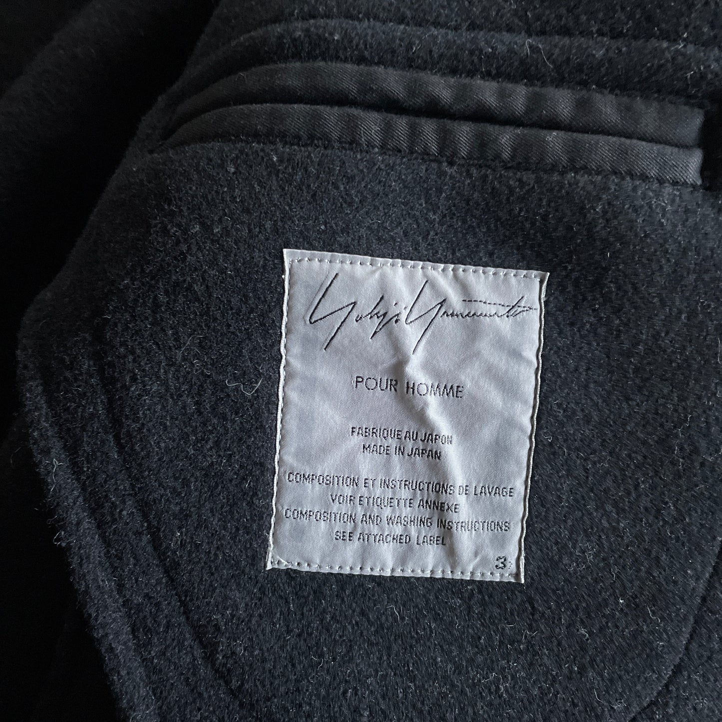 2004aw yohji yamamoto pour homme 6.1 the men back zip jacket 3