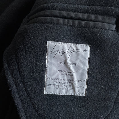 2004aw yohji yamamoto pour homme 6.1 the men back zip jacket 3