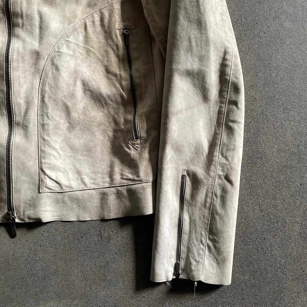 2000s jil sander unborn calf riders jacket
46