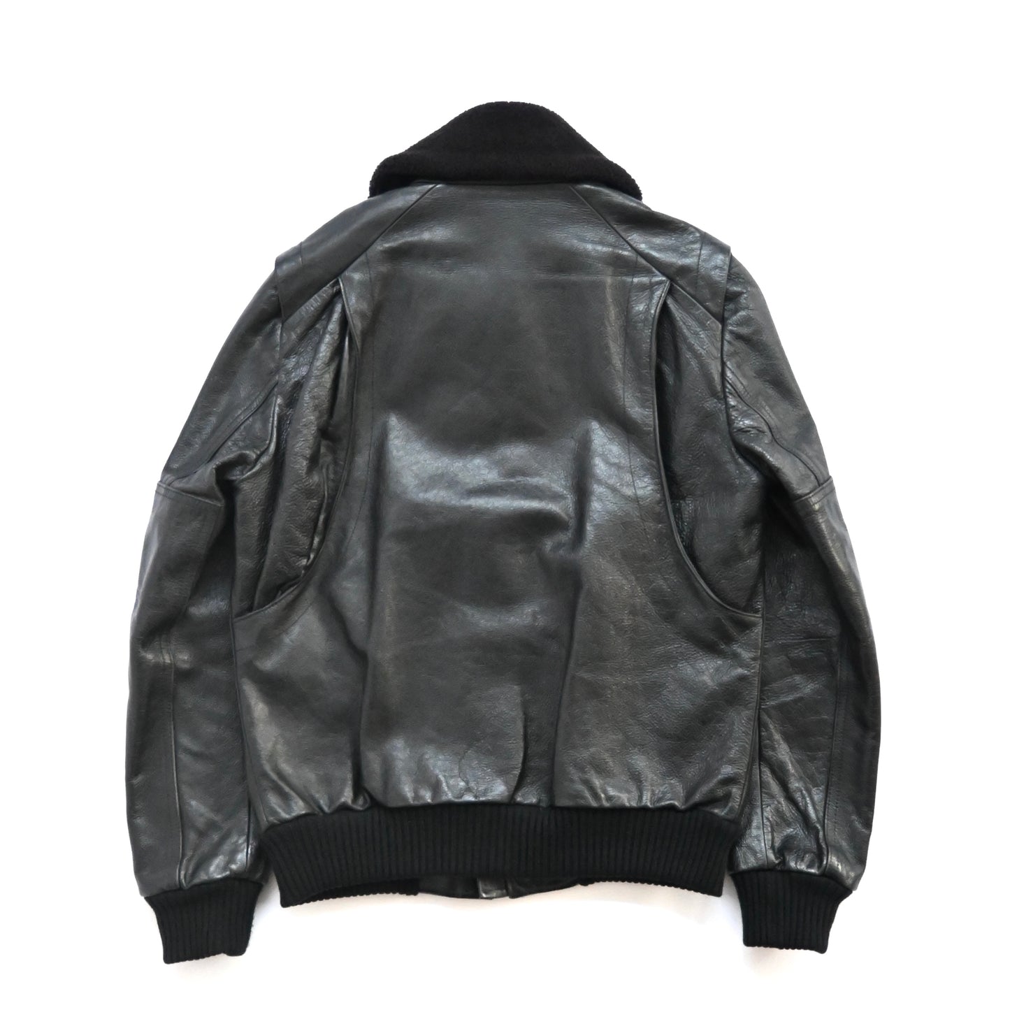 2003aw veronique branquinho caw leather flight jacket 46